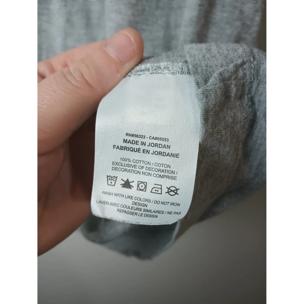 Nike Sportswear Mens XXL Gray Heather Futura Logo Cotton Short Sleeve T-Shirt